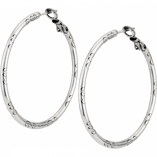 Brighton Large Earring Charm Hoops