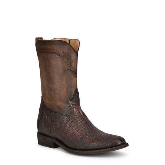 CORRAL BROWN LIZARD INSIDE ZIPPER ROPER BOOT