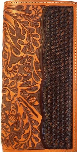 TWISTED X FLORAL TOOLED RODEO WALLET