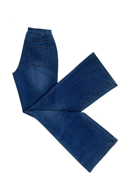 ETHYL ZIP FLY BOOT CUT JEAN